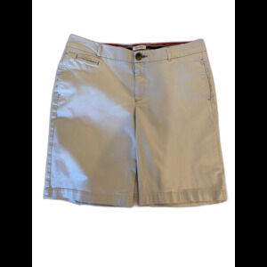 Dockers Womens Shorts Size 12 Khaki Neutral Comfortable Casual Match Everything!